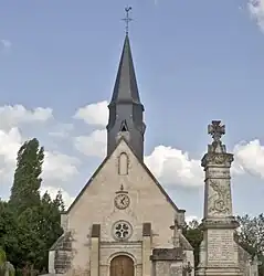 The church of la Trinité, in Roullée