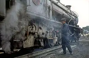 Fire cleaning of 1856 at Rosmead depot