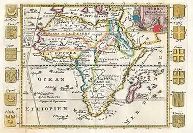 Image 41The Aethiopian Ocean in a 1710 French map of Africa (from Atlantic Ocean)
