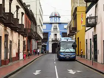 Casa de Osambela from Jirón Cailloma