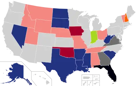 Endorsements by incumbent Republican governors.  Endorsed Donald Trump (9)  Endorsed Ron DeSantis (2)  Endorsed Nikki Haley (1)  Endorsed Mike Pence (1) (withdrawn)  No endorsement (11)  Declined to endorse a candidate (3)  Currently running (1)