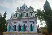 Panchavimsati-ratna rasmancha at Narajole, Paschim Medinipur district, with 25 pinnacles