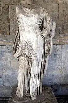 Statue of a goddess, probably Aphrodite (early 4th century BC)