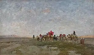 Caravan in the Desert, 1867