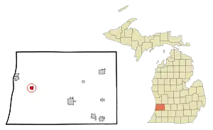 Location of Fennville, Michigan
