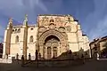 Facade of Iglesia de Santa María la Real in Aranda de Duero