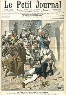 The assassination of Émile Mauchamp March 1907, which precipitated the French invasion of Oujda and the conquest of Morocco.