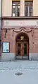 August Strindberg Museum Front Door Drottninggatan 85, entrance at street level for fourth floor flat