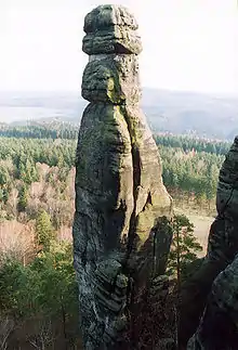 The Barbarine (43 m high), Saxon Switzerland, Germany