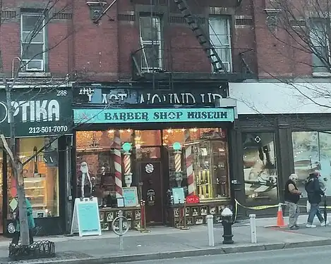 Barber Shop Museum in Manhattan