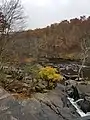 Blackstone River gorge in Blackstone Massachusetts, Massachusetts, and North Smithfield, Rhode Island