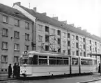 A "Gothawagen" at Platz der Einheit in 1965