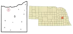 Location of Bellwood, Nebraska