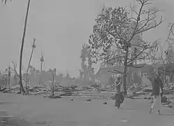 Devastation after the fire (ca. 1890–1920)