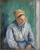Camille Pissarro, Washerwoman, Study, 1880. Metropolitan Museum of Art