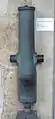 Rifled mountain cannon "Canon de montagne de 4 rayé modèle 1859". Caliber: 86 mm (3.4 in). Length: 0.82 m (2 ft 8 in). Weight: 102 kg (225 lb). Ammunition: 4 kg (8.8 lb) shell. Captured in Marrakech (Morocco) in 1912.