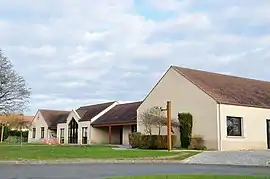 The town hall in Chauffry