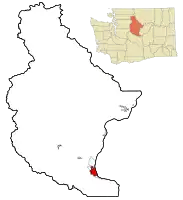 Location of Wenatchee