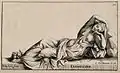 Ariadne endormie (Ariane Sleeping), known at the time as "Cléopâtre", copy placed in the low gardens