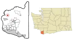 Location of La Center, Washington