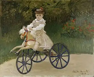 Jean Monet On His Hobby Horse, 1872. Metropolitan Museum of Art, New York
