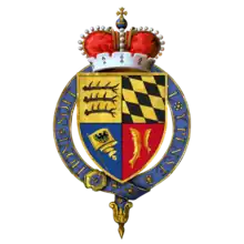 Arms of Frederick I as a Knight of the Garter, 1604