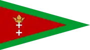 Customs' pennant of the Free City of Danzig Zollstander (1920–1939)