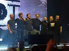 The band in Nizhny Novgorod for the "История звука" (lit. 'history of sound') 2017 tour