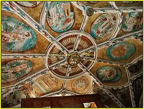 Ceiling mural at the Convento de la Asunción Tecamachalco, Puebla (1562)Juan Gerson