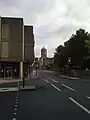 St Aldate's Street from the Speedwell Street entrance, adjacent to the Bate Collection of Musical Instruments in Christ Church Park.