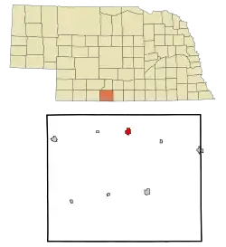 Location of Arapahoe, Nebraska