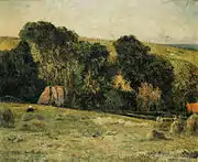 La Fenaison aux environs de Dieppe, 1885 Paul Gauguin.