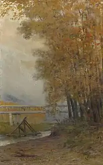 View of the Bridge Over the Moldova River