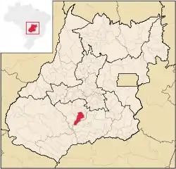 Location in Goiás state