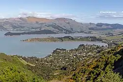 View of Governors Bay from the Port Hills