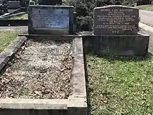 Graves of Maj. Gen. Sir George and Lady Wootten