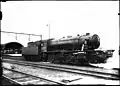 Steam locomotive NS 4416 (ex War Department no. 77234) in Utrecht. (Between 1945 - 1946)