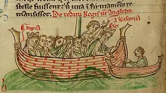 Sketch of Henry at sea