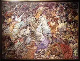The Death of Andronicus (1926), Fin-de-Siècle Museum (French: Musée Fin-de-Siècle, Brussels