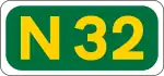 N32 road shield}}