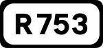 R753 road shield}}