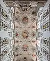 Parish church Kirchhaslach, ceiling