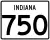 State Road 750 marker