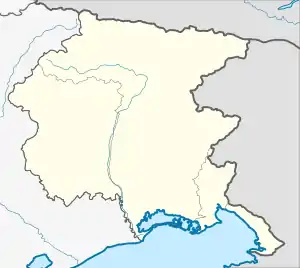 Cercivento is located in Friuli-Venezia Giulia