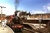 41241 at Keighley in non-authentic KWVR maroon in 1974