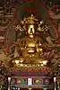 Seated Avalokitesvara (Kr. Kwanŭm or Kwanseŭm), by Hyehui. Gilt-bronze, Joseon period, 1655. Beopjusa (McR. Pŏpchu-sa), Boeun, Chungcheongbuk-do, South Korea.