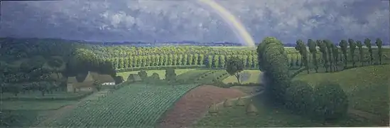 The Rainbow (c. 1910), oil on canvas, 50.5 x 150.5&nbsp;cm., Centraal Museum, Utrecht