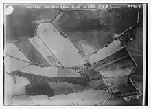 B&W of Zeppelin skeleton