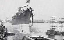 USS Dayton launching