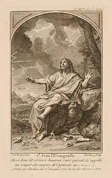 Les évangélistes: Saint Jean. After a work by Charles Lebrun.  Nancy: Musée des beaux-arts